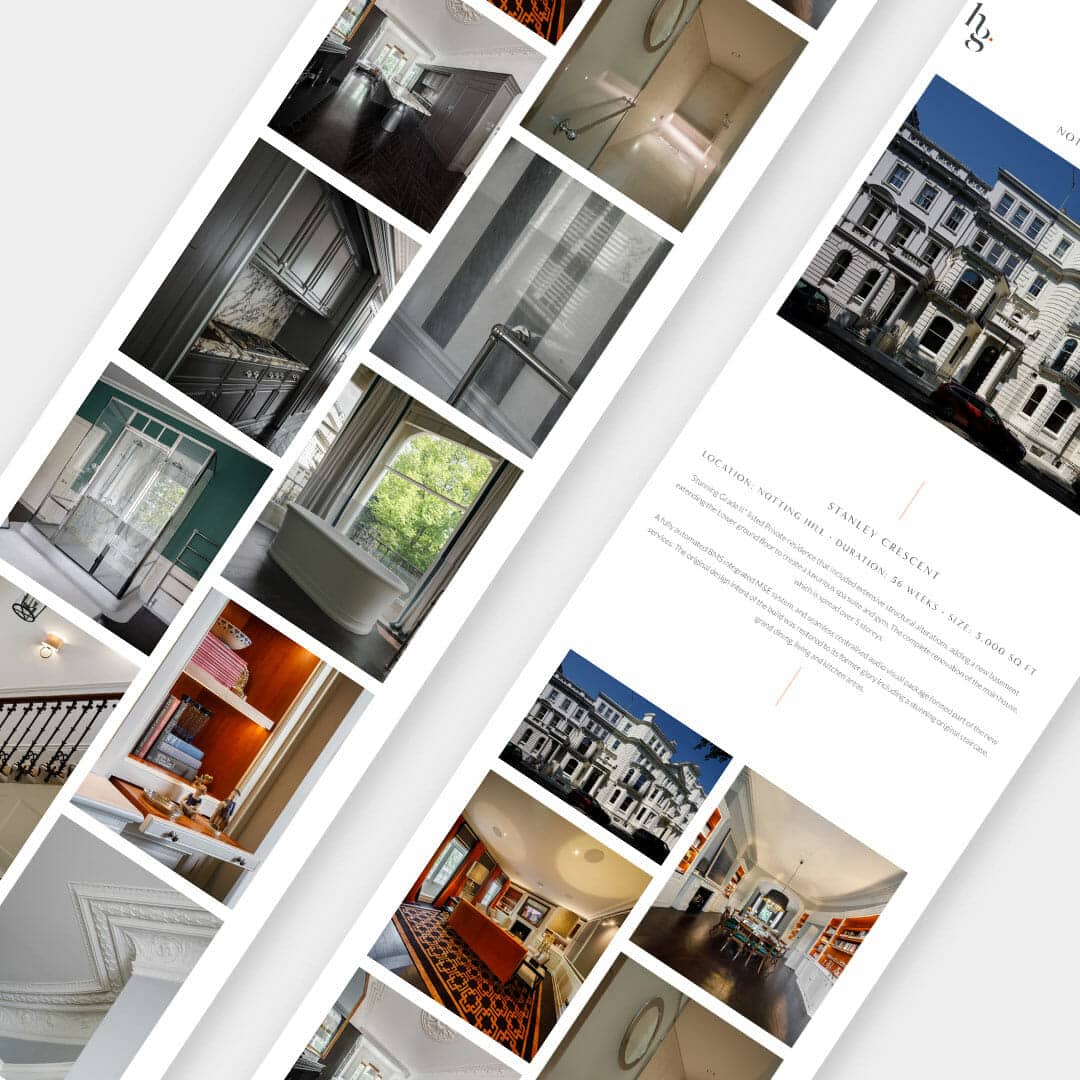 Property development branding web design