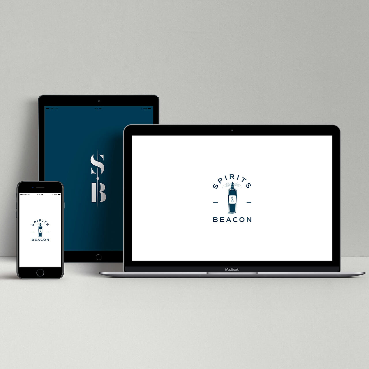 Cross device logo design